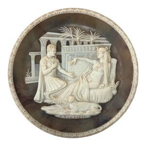Incolay Studios 1979 “Antony and Cleopatra” Plate – Carl Romanelli – 10” Great R